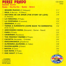 Load image into Gallery viewer, Perez Prado : Besame Mucho (CD, Comp)
