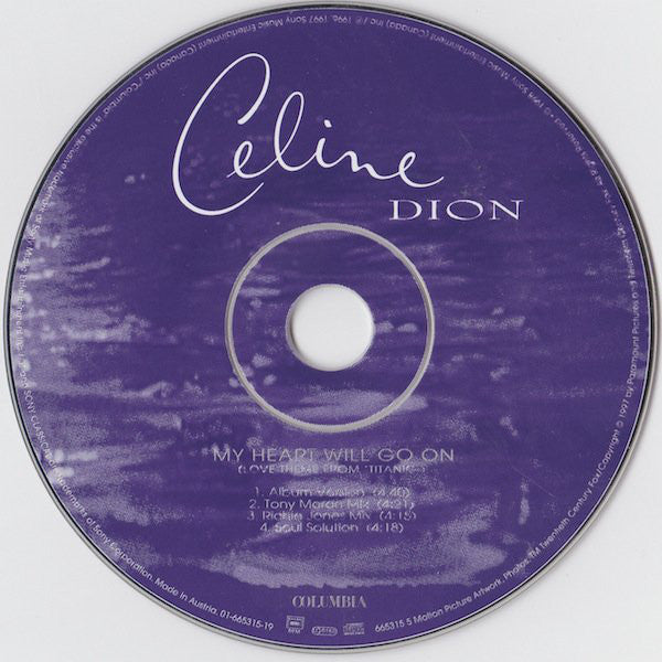 セリーヌ・ディオン　My Heart Will Go On　リミックス集 CD Amazon.com: My Heart Will Go on (Dance Mixes): CDs & Vinyl