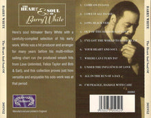 Load image into Gallery viewer, Barry White : The Heart &amp; Soul Of (CD, Album)
