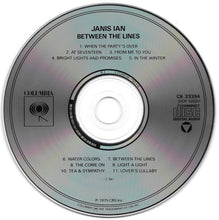 Load image into Gallery viewer, Janis Ian : Between The Lines (CD, Album, RE, RP)

