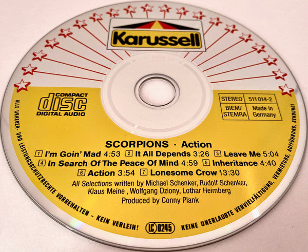 Buy Scorpions : Action (CD, Album, RE) Online for a great price