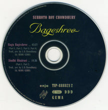 Load image into Gallery viewer, Subroto Roy Chowdhury : Bageshree (CD, Album)
