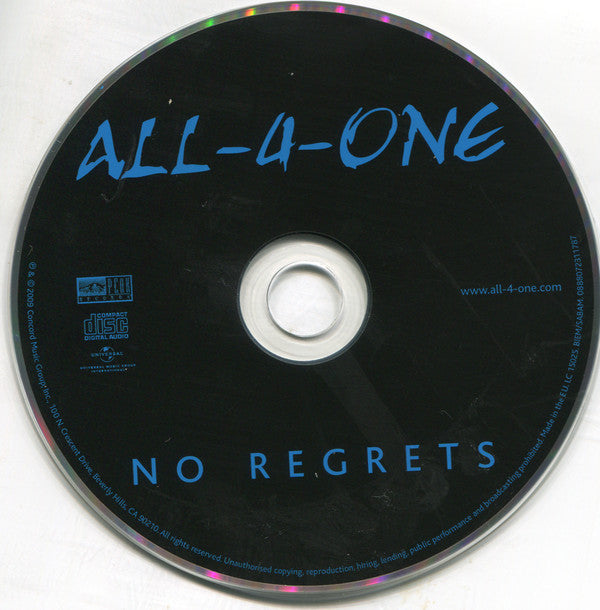 Buy All-4-One : No Regrets (CD, Album) Online for a great price