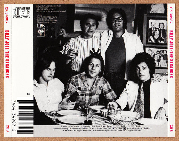 Buy Billy Joel : The Stranger (CD, Album) Online for a great price